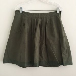 Green skirt